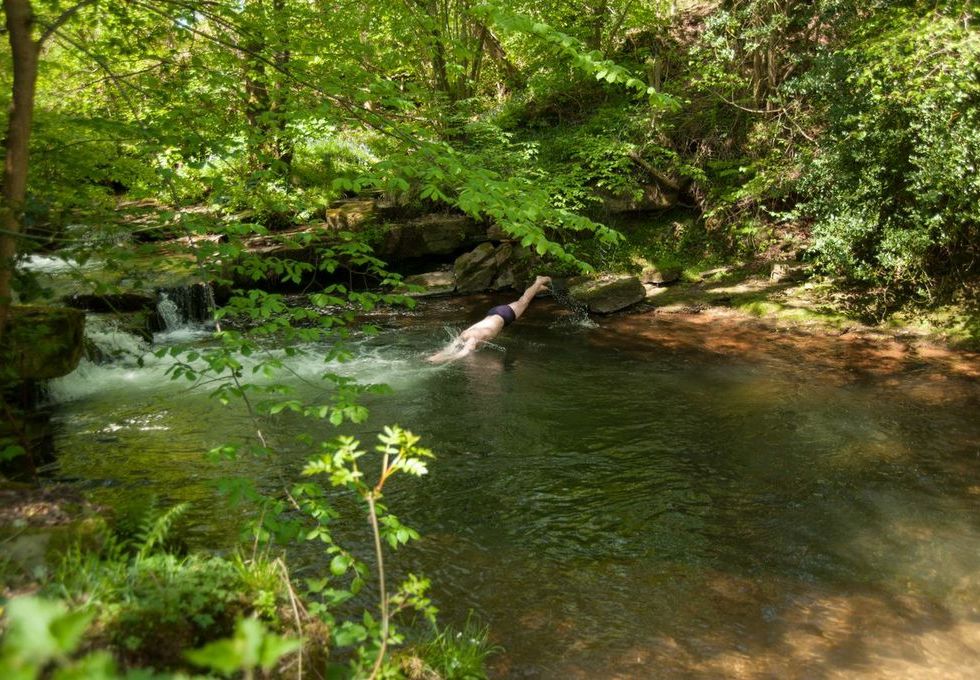 Swimming in the Usk